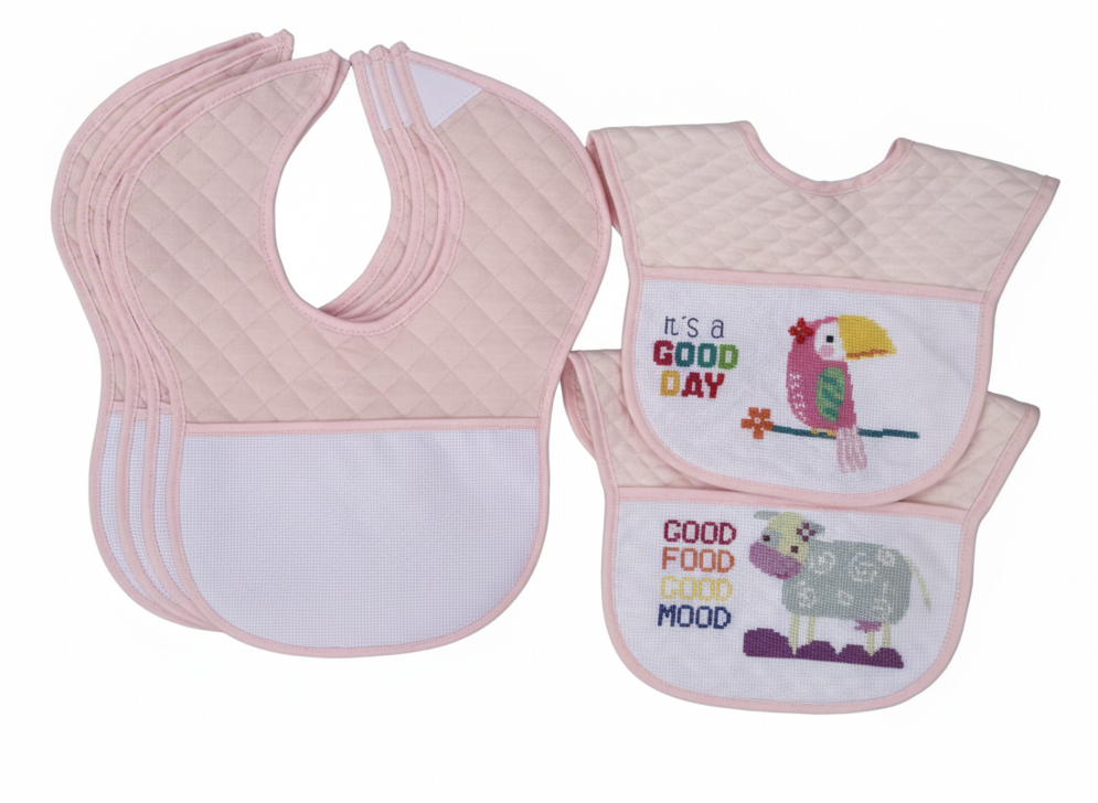Cross Stitch bibs 14ct