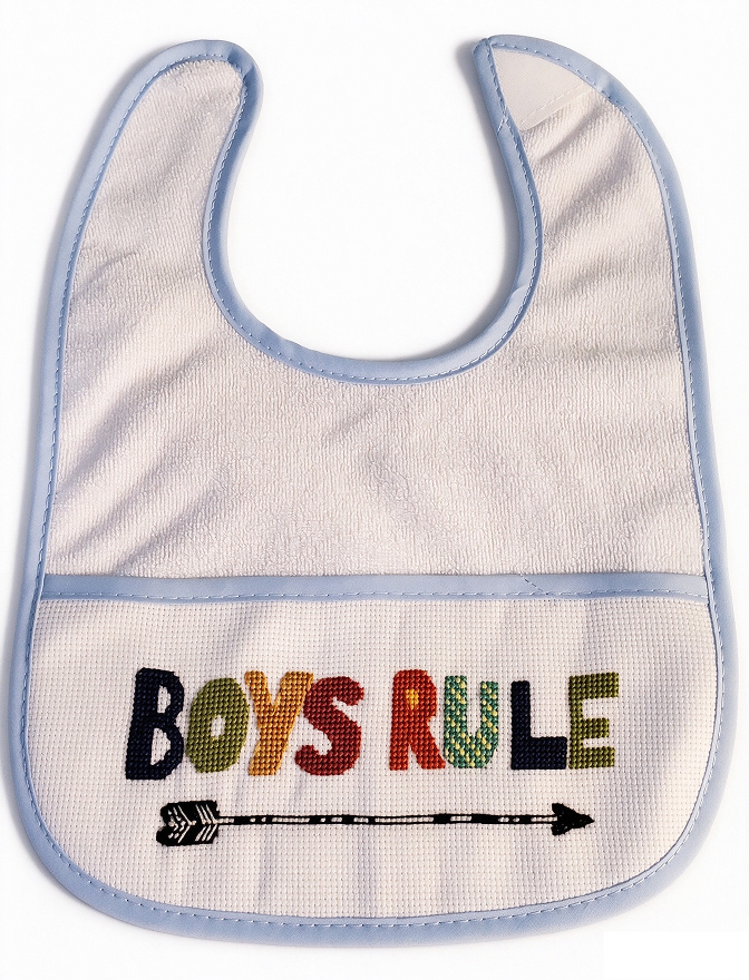 cross stitch bib
