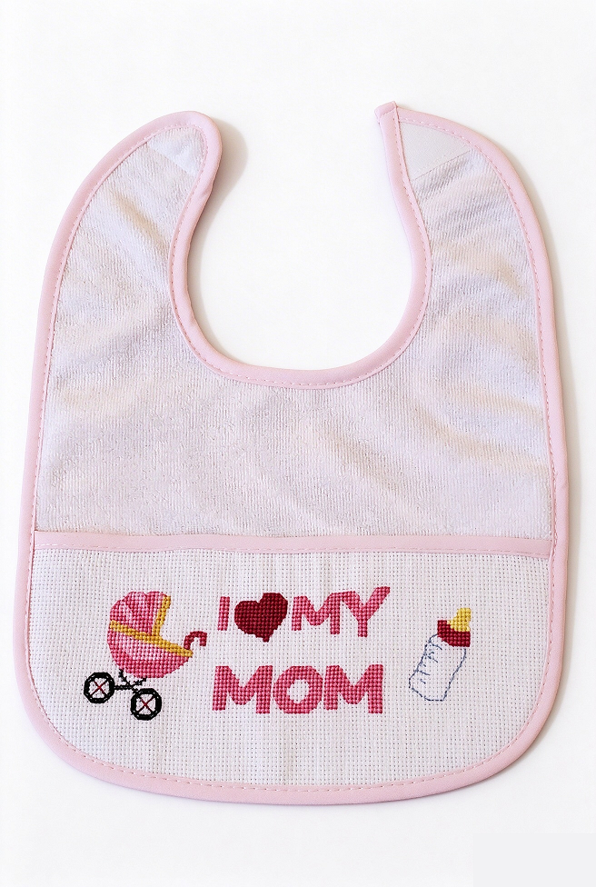 cross stitch bib