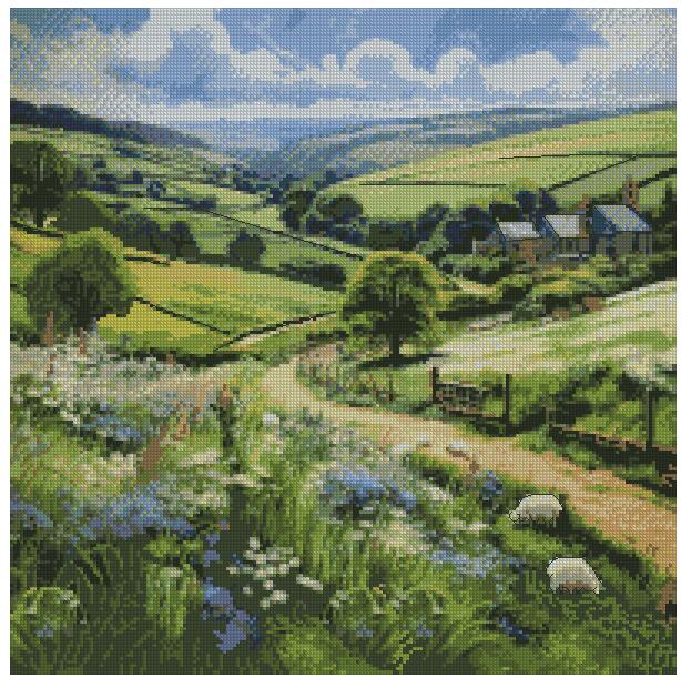 a patch of fielda counted cross stitch kits