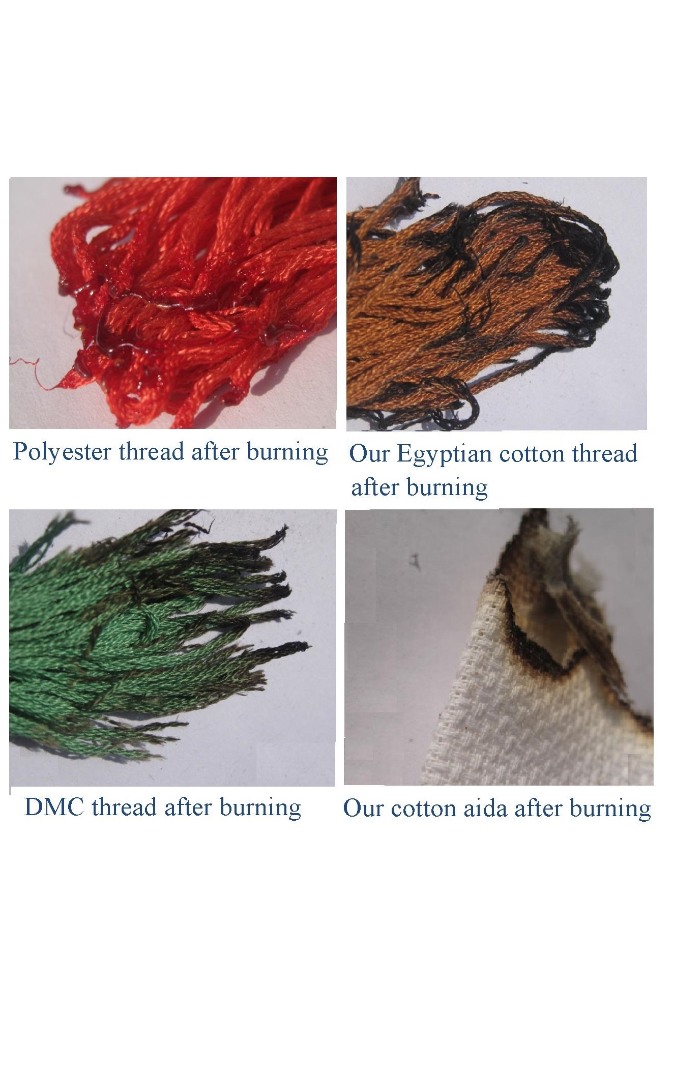 samplecotton burning