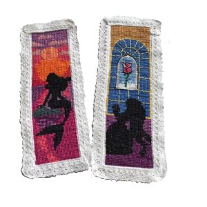 12pcs princess cross stitch bookmarks